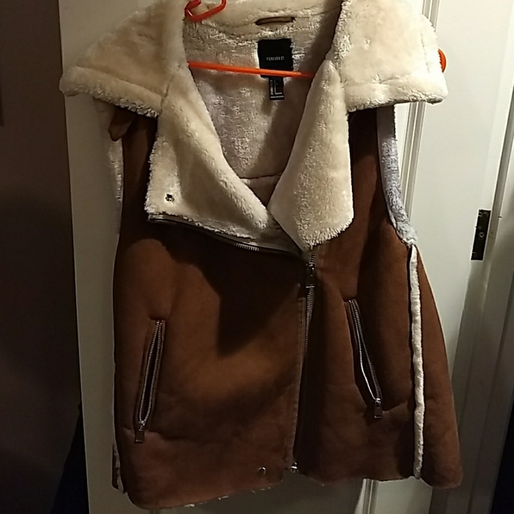 Forever 21 suede vest